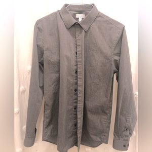 Calvin Klein gray non-iron button down